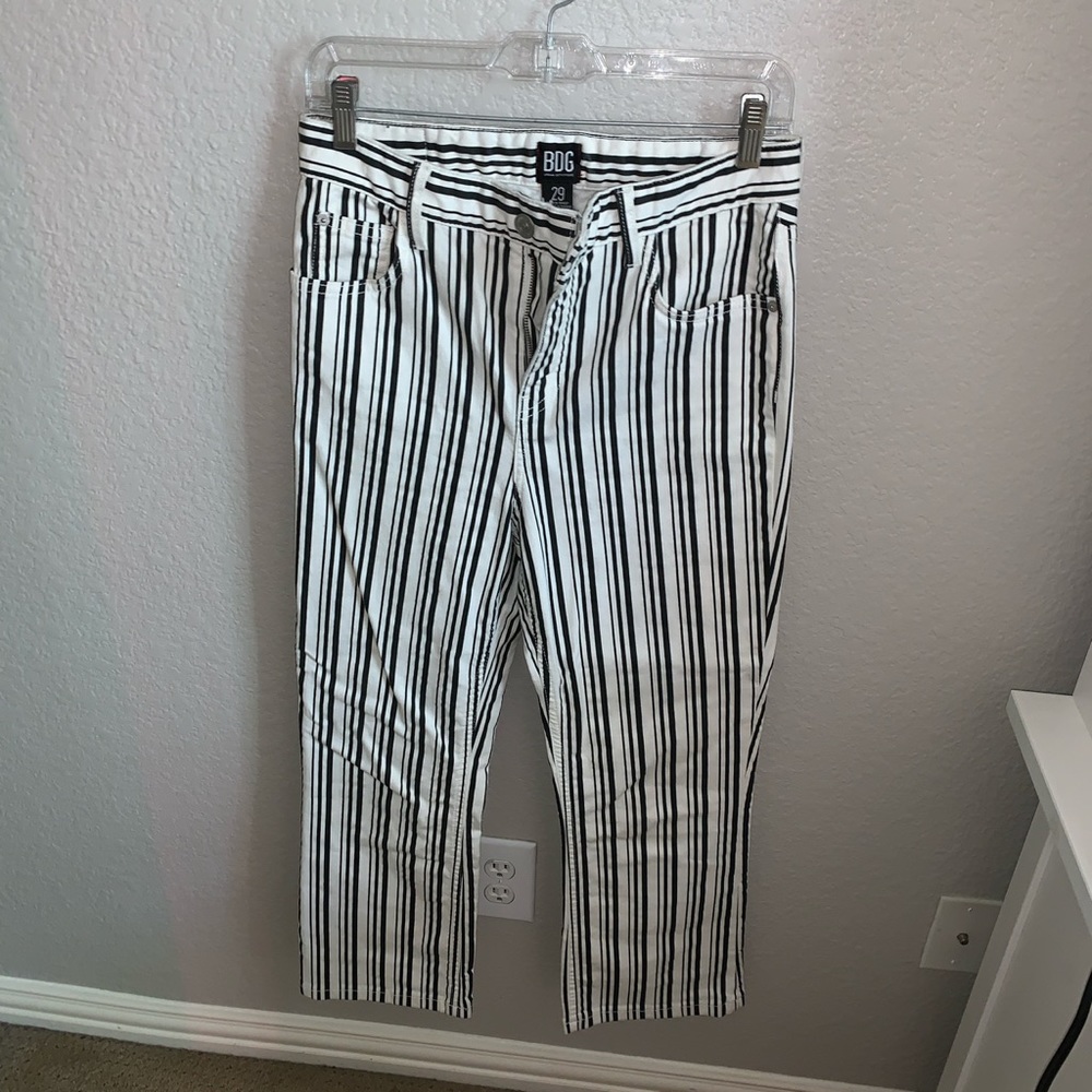 Urban Outfitter BDG vertical striped flare pants